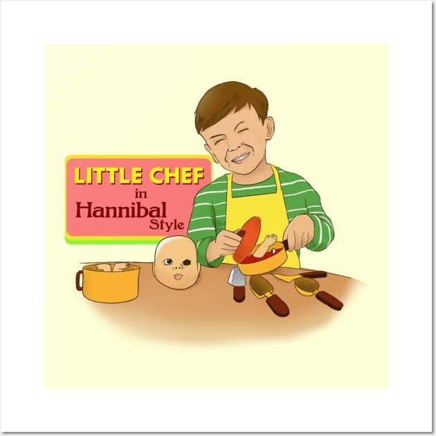 Little Chef - Hannibal Style Wall Art by The Graphicallist